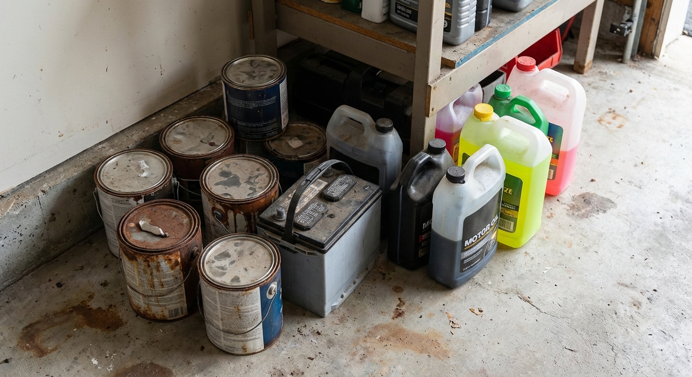 Common Garage Hazardous Waste