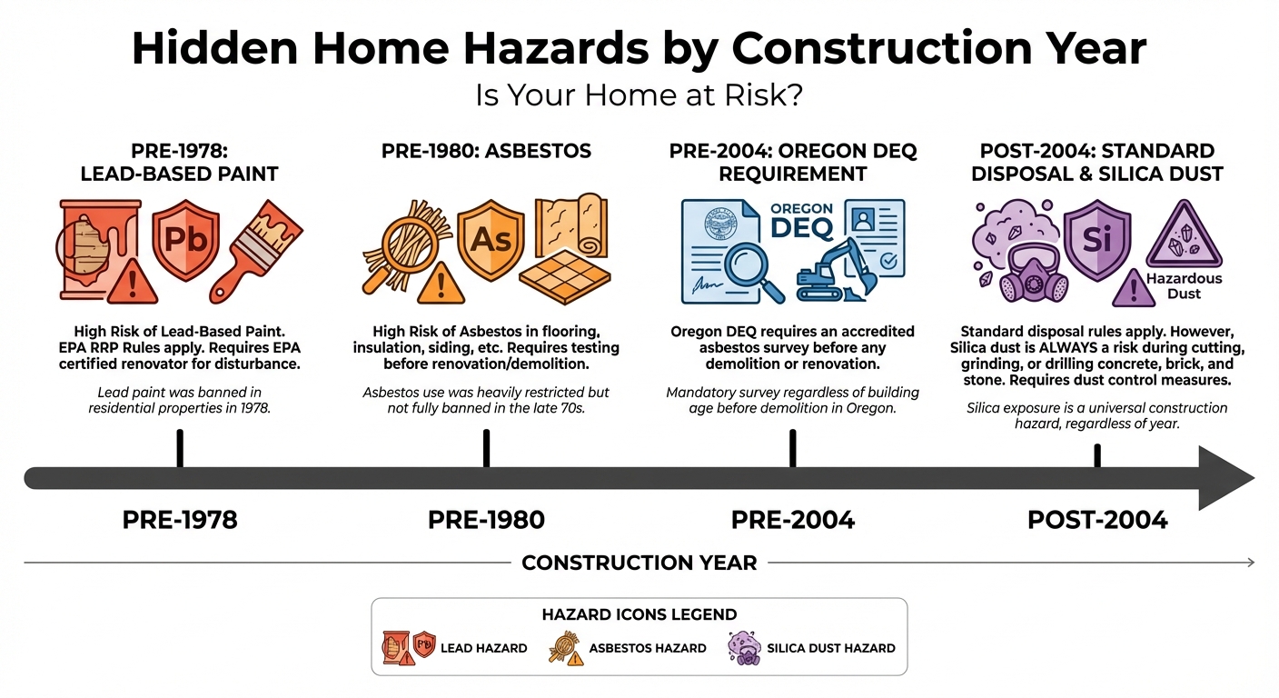 Hidden Home Hazards by Construction Year
