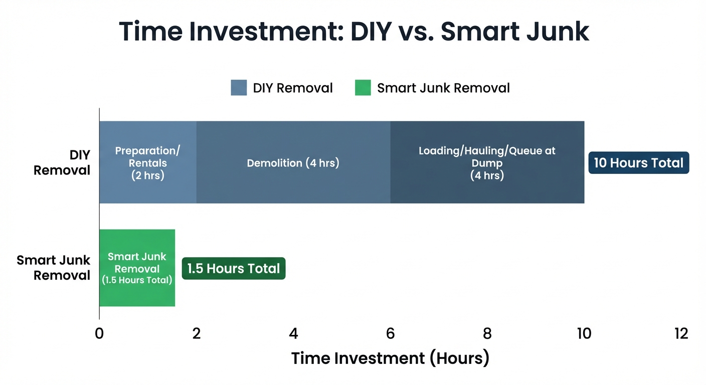 Time Investment: DIY vs. Smart Junk